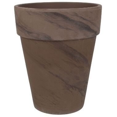 Keramikas puķupods XL brūns Cermax, 37x31 cm