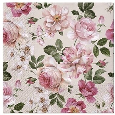 Salvetes Roses Glory Paw, 20 gab.