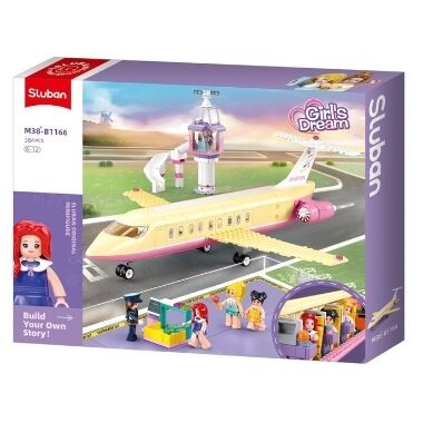 Konstruktors luksus lidmašīna Sluban, 384 gab.