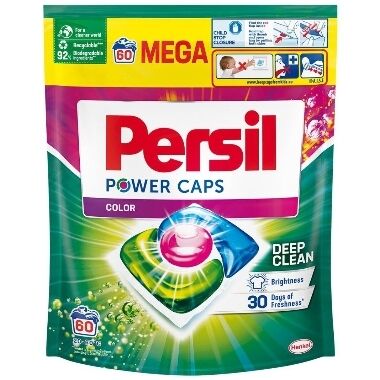 Veļas mazgāšanas kapsulas Power-Caps Color Persil, 60 gab.