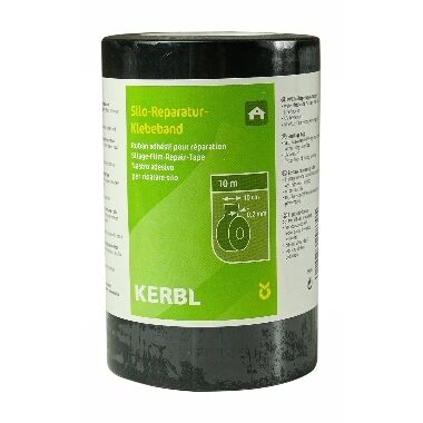 Līmlente ruļļu plēvei melna Kerbl, 10 m