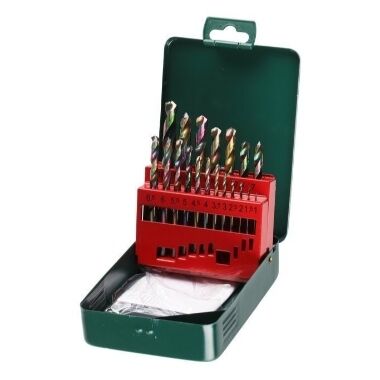 Metāla urbju komplekts HSS Tarmo, 19 gab.