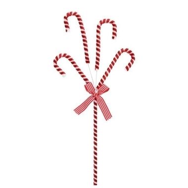 Dekoratīvs zars ar konfekšu spieķīšiem Winteria, 50 cm