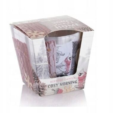 Aromātiskā svece stikla traukā Mājīgs rīts, Bartek