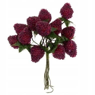 Dekoratīvas ogas uz drāts, 12 gab.