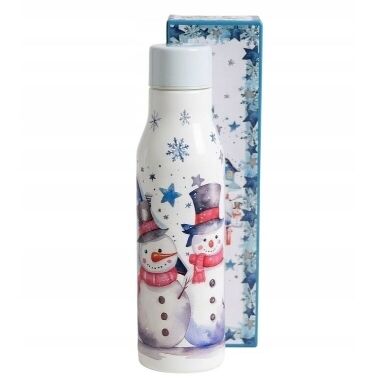 Termopudele Ziemassvētku ar sniegavīriņiem Duo, 500 ml