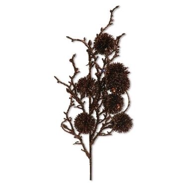 Dekoratīvs mirdzošs zariņš, 51 cm