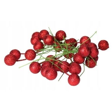 Dekoratīvas mazas bumbiņas uz drāts, 36 gab.