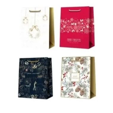 Ziemassvētku dāvanu maisiņš 26x32x10 cm, 1 gab.