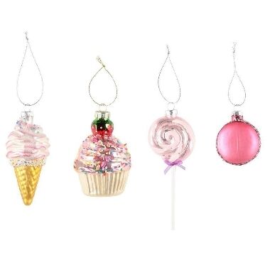 Stikla dekors saldums, Winteria, 1 gab.