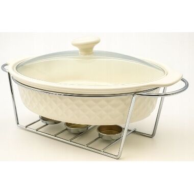 Pārtikas sildīšanas trauks ovāls, 2,2 L