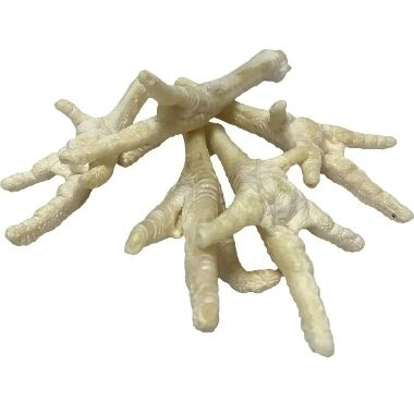 Gardums suņiem kaltētas vistu kājas baltas Grizy, 200 g