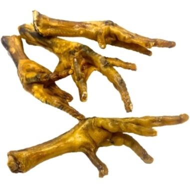 Gardums suņiem kaltētas vistu kājas Grizy, 100 g