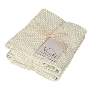 Virtuves dvieļu komplekts zaļš Bamboo Fanni K, 2 gab.