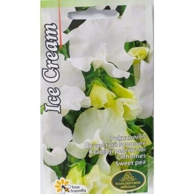 Puķu zirņi Ice Cream, Kurzemes sēklas, 1 g