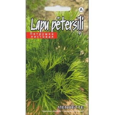 Pētersīļi lapu Menuette, Kurzemes sēklas, 1 g.
