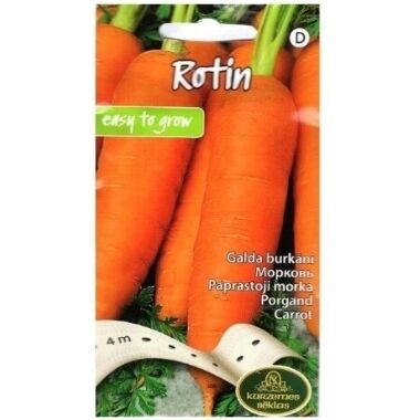 Galda burkāni Rotin, Kurzemes sēklas, 4 m