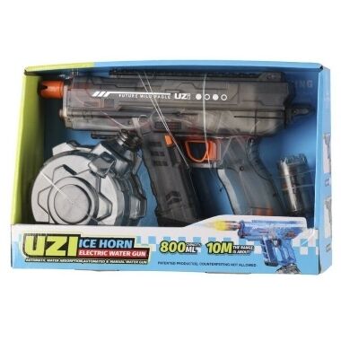 Ar bateriju darbināma ūdens pistole ar gaismu, 800 ml
