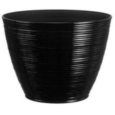 Puķu pods melns Millie, 30,5 cm