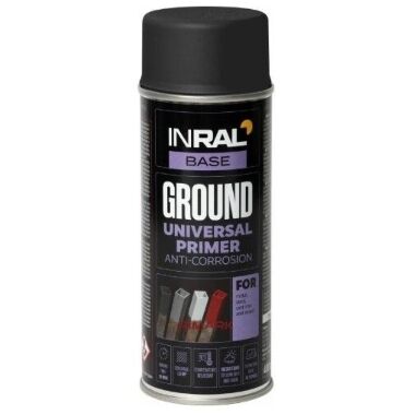 Universāla pretkorozijas grunts krāsa melna matēta, 400 ml