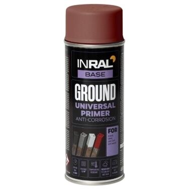 Universāla pretkorozijas grunts krāsa sarkana matēta, 400 ml