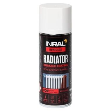 Radiatoriem krāsa balta glancēta, 400 ml