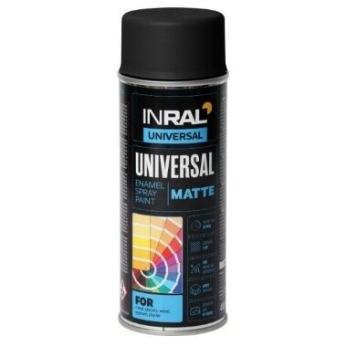 Universāla krāsa melna matēta, 400 ml