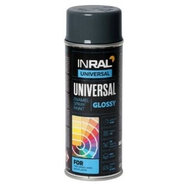 Universāla krāsa antracīta pelēka glancēta, 400 ml