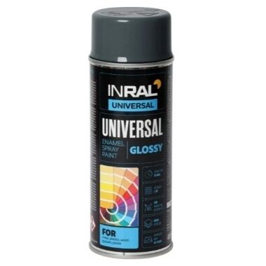 Universāla krāsa grafīta pelēka glancēta, 400 ml