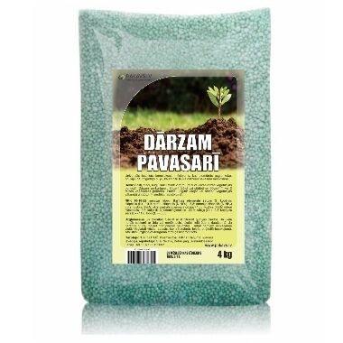 Mēslojums dārzam pavasarī, 4 kg