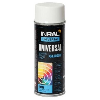 Universāla krāsa balta glancēta, 400 ml