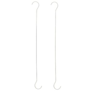 Piekaramais āķis balts 60cm Tarmo, 2 gab.