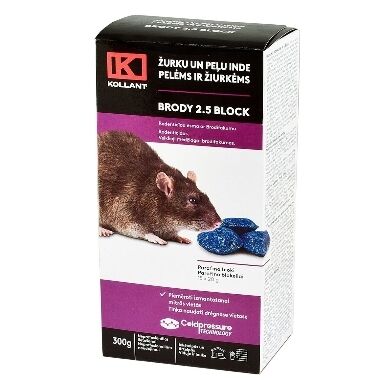 Žurku un peļu inde Brody, 300 g