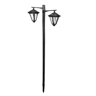 Laterna Melna 2xLED