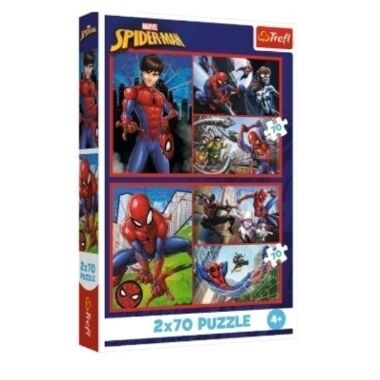 Puzle Spiderman, 2x70 gab.
